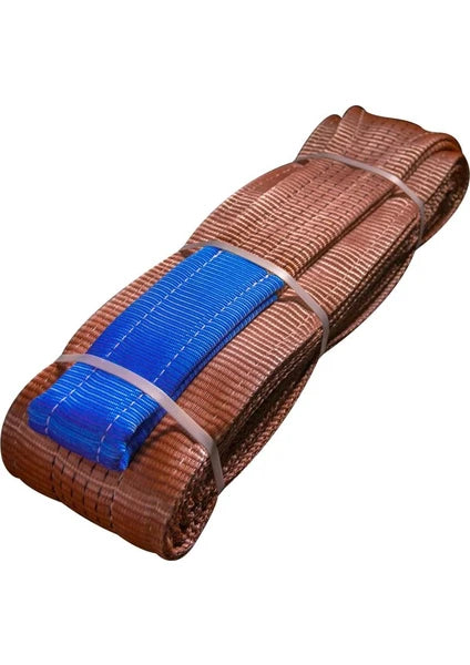 Badem10 Spanngurt aus Polyester 3 Tonnen 2 Meter Gelb – Robustes Hebe-, Transport- und Absenkseil